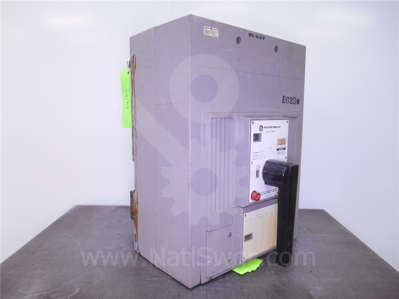 2500 Amps GE Tps Power Break Mo/bi (tps25) 2500 Amps Magnetrip 70-100 Percent, 120 Volts AC Shunt Trip - Image 8