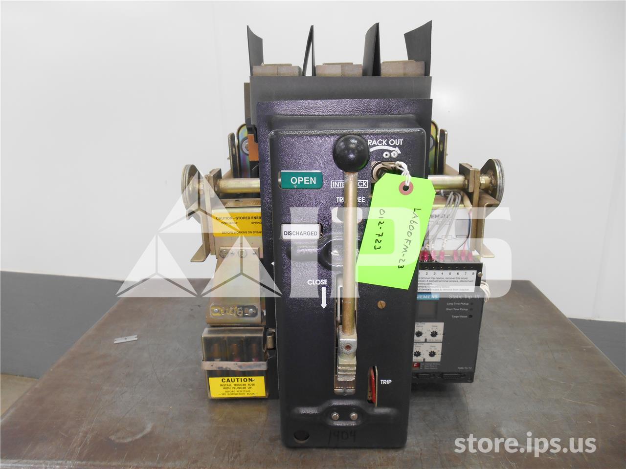 600 Amps AC La-600f Mo/do Static Trip Iii Ls, 600 Amps Ct, 800 Amps Fuse - Image 1