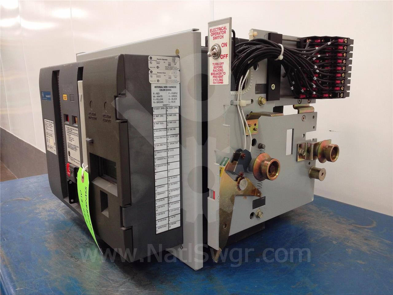 800 Amps GE Ssd Power Break Ii Eo/do (ssd08) 120 Volts AC Control, 48 Volts DC Shunt Trip, Mvt Plus Lsi, 800 - Image 6