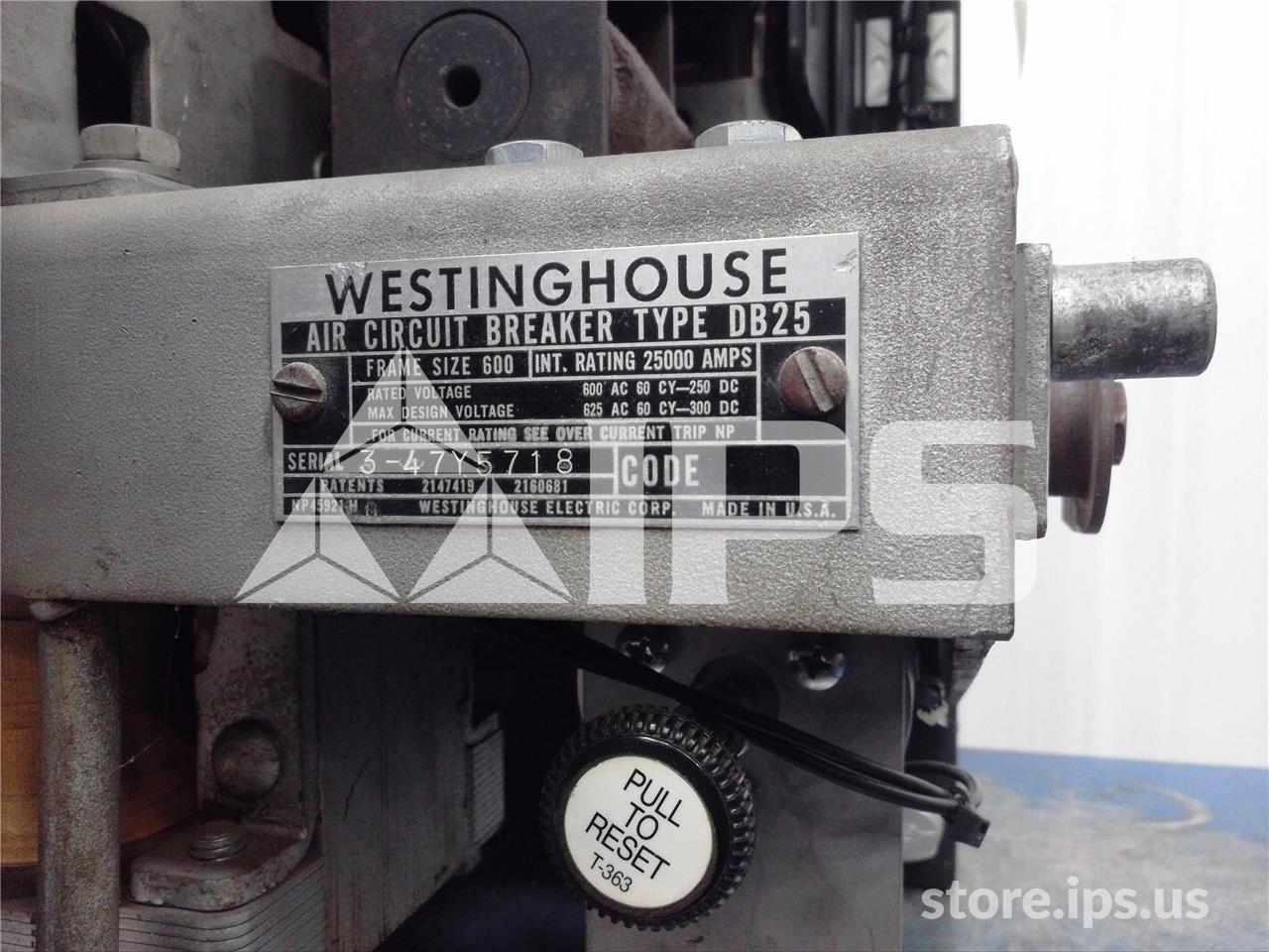 600 Amps WH Db-25 Eo/do 3p 125 Volts DC Control, AC Pro Qt Lsig, 300-600 Amps Ct - Image 5