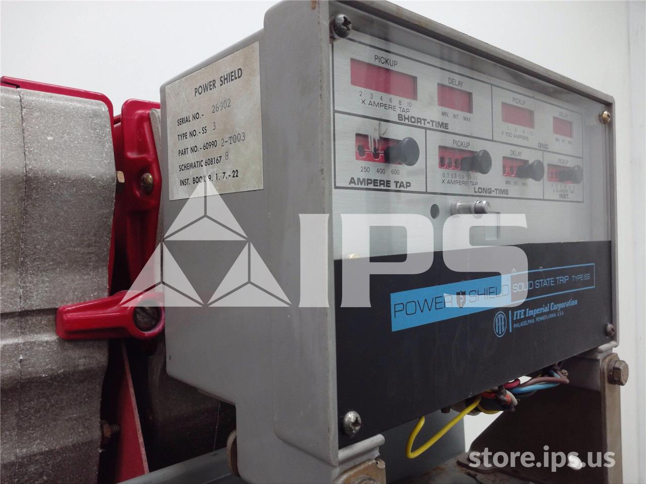 600 Amps ITE K-600s Red Mo/do Power Shield Ss3 Li, 600 Amps Ct - Image 4