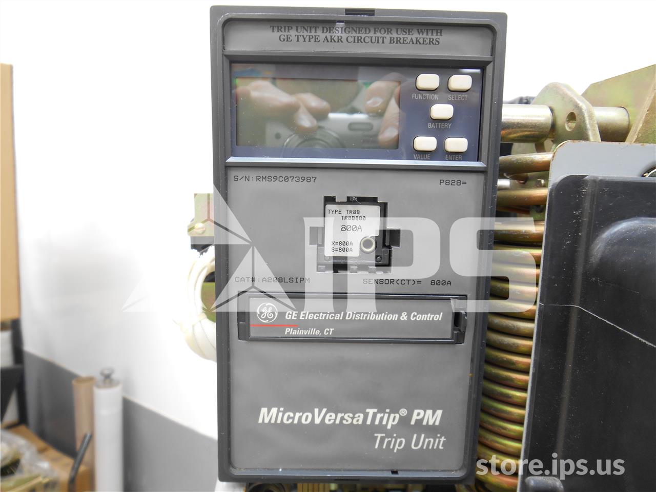 800 Amps GE Akr-10d-30 Eo/do (akr-_d-30) 120 Volts AC Control, Mvt Pm Lsi, 800 Amps Ct, 800 Amps Rp - Image 2