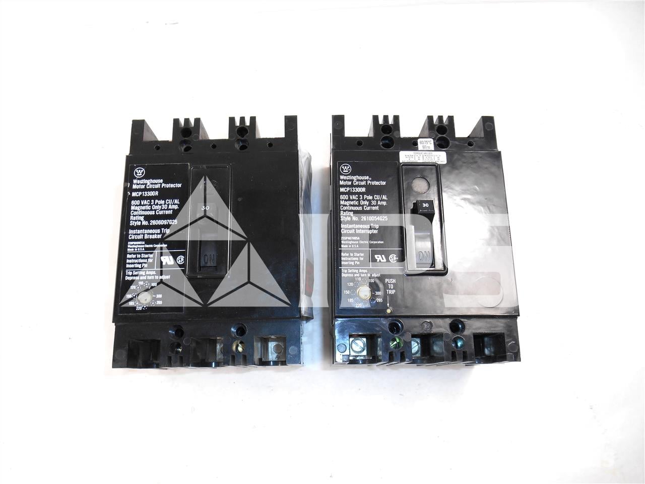 WH Mcp Mccb 3at, 7-22 Amps Inst. - Image 1