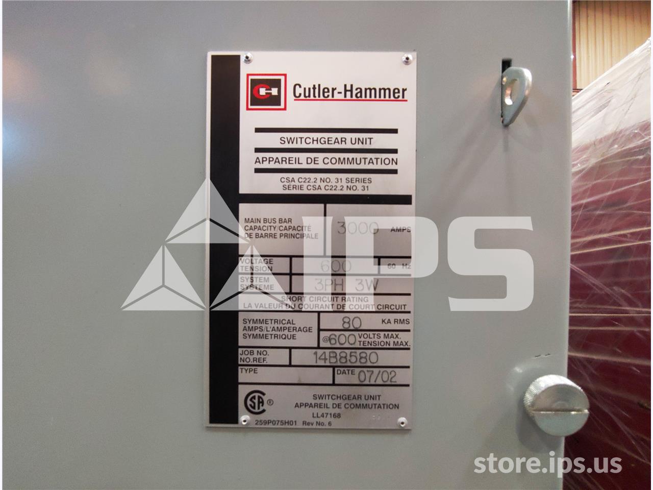 3000 Amps Ch Magnum Ds Indoor Switchgear 3-2000 Amps Feeder - Image 4