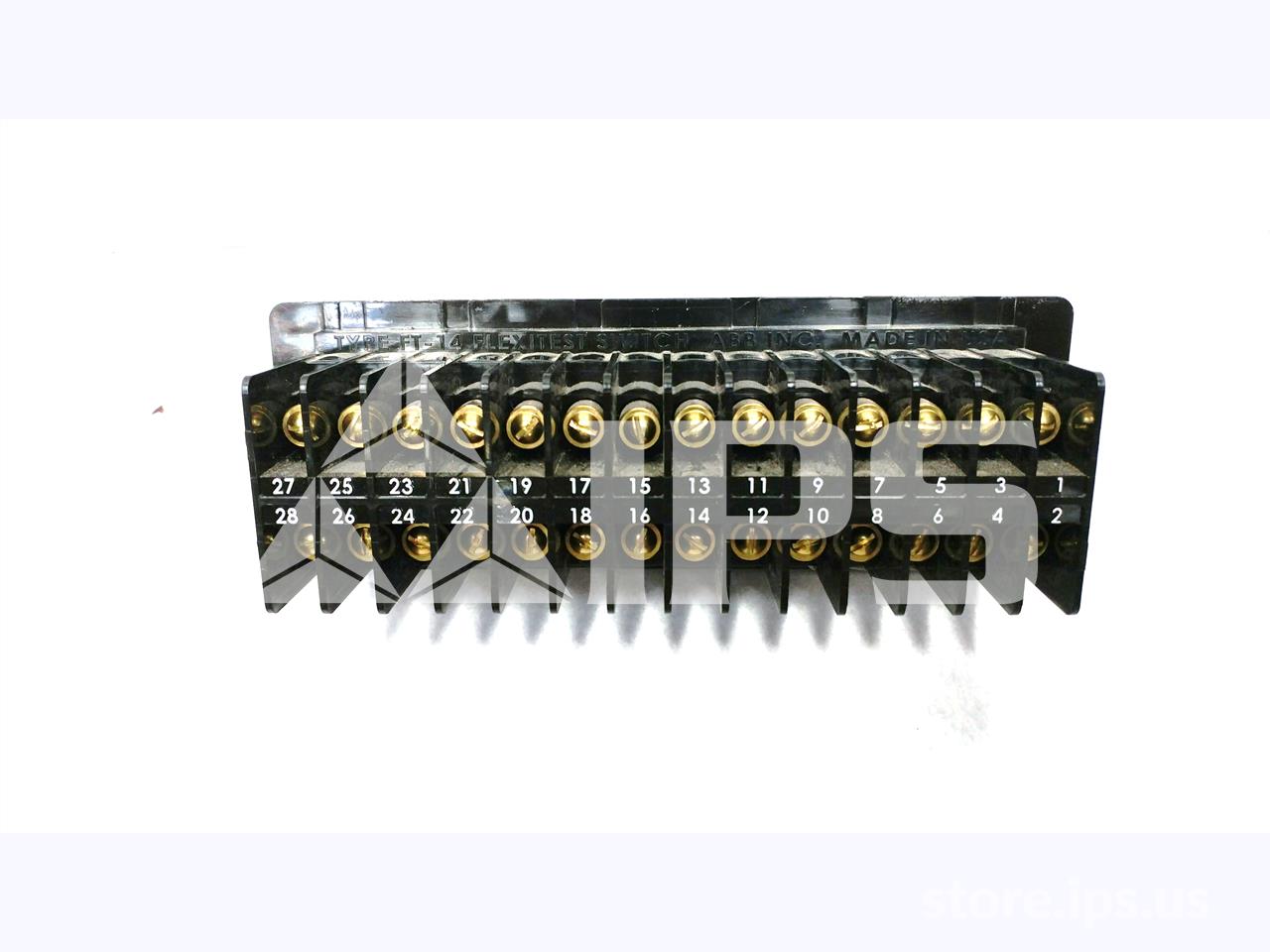 ABB 14 Point Ft-14 Flexitest Switch 6potential, 4 Current, Clear Cover - Image 2