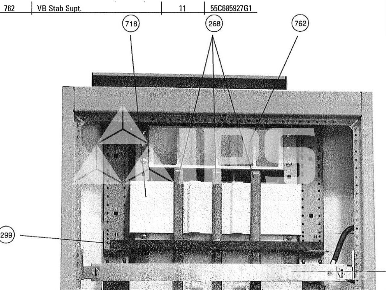 GE Vb Stab Support For Cr194 Contactor Cabinet - Image 1