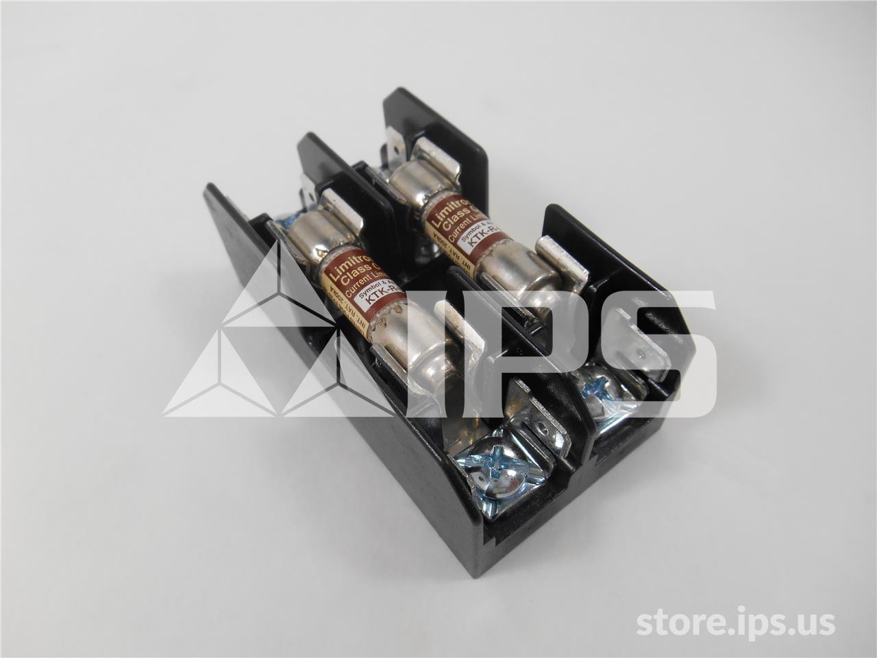 Bussman Bm 20 Amps Fuse Holder 2 Pole, 600v, Panel Mount - Image 3