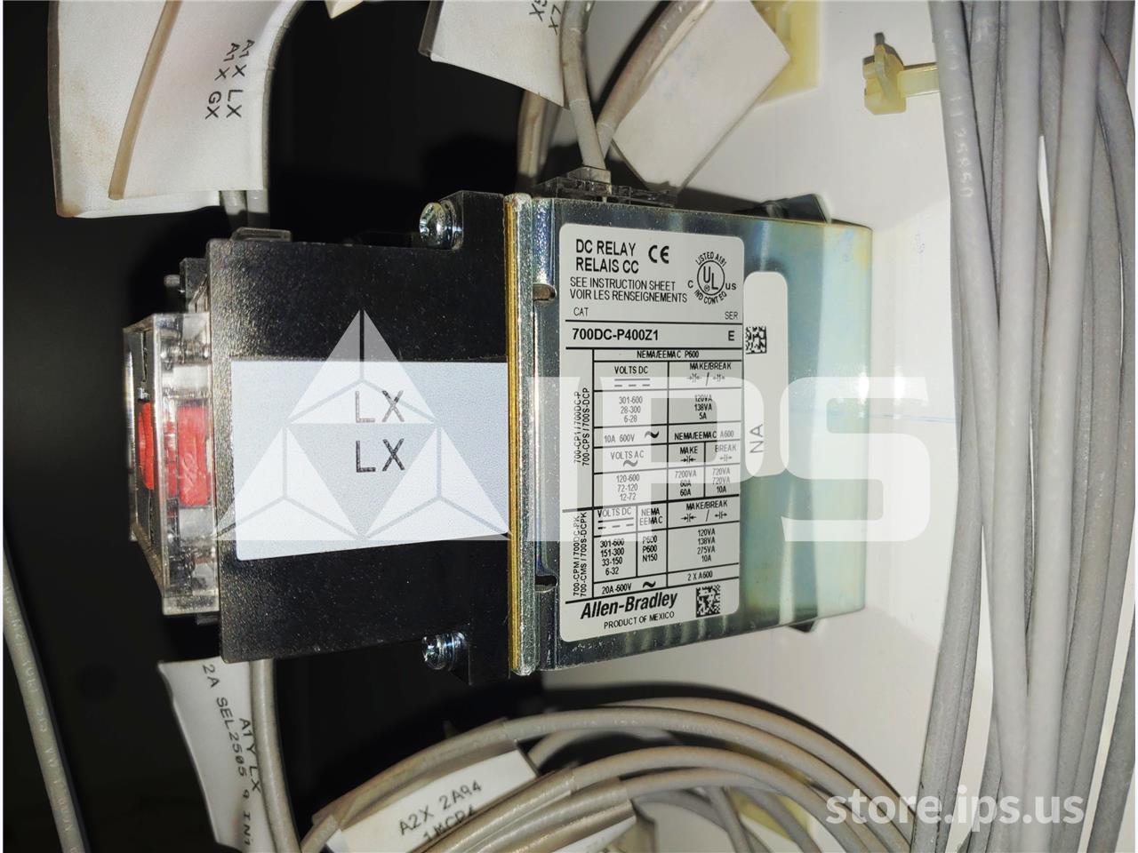 Allen Bradley 125 Volts DC Bulletin 700-p Heavy Duty Industrial Control Relay Series E, Direct Drive - Image 2