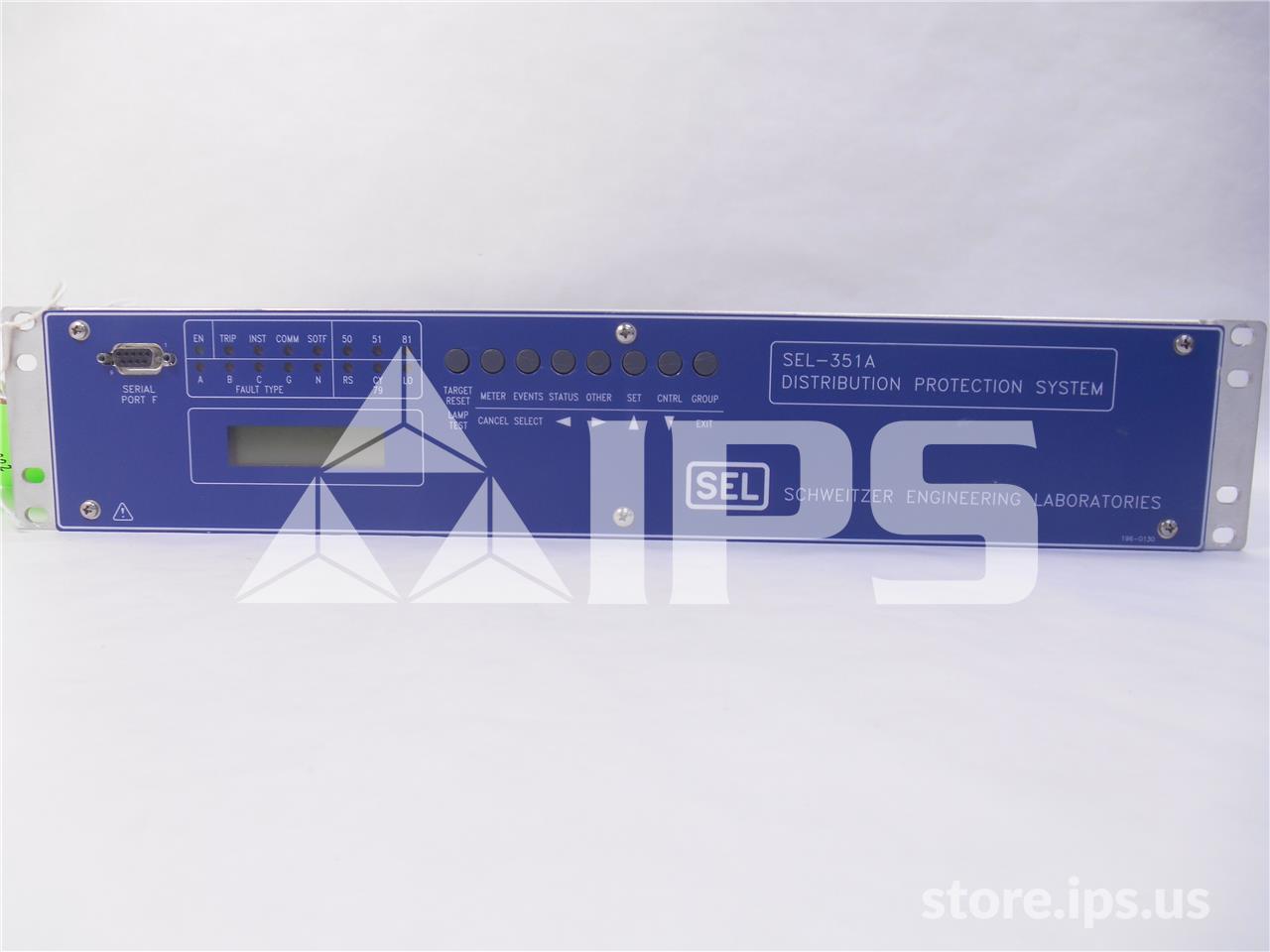 Schweitzer Sel-351a Distribution Protection Relay 125-240vac/dc - Image 1
