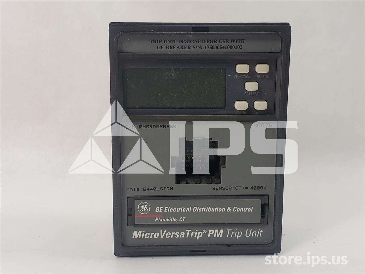 GE Mvt Pm Solid State Programmer Lsig For Power Break Ii, With Metering - Image 1