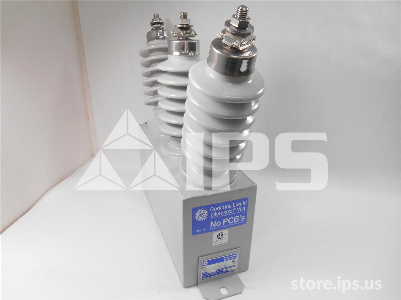 GE Three Phase Capacitor Bank Unused Surplus Non-pcb, Internal Discharge Resistor - Image 1