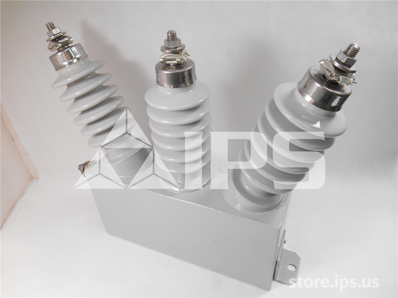 GE Three Phase Capacitor Bank Unused Surplus Non-pcb, Internal Discharge Resistor - Image 3