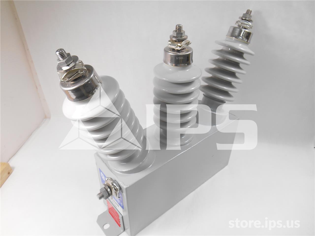GE Three Phase Capacitor Bank Unused Surplus Non-pcb, Internal Discharge Resistor - Image 4