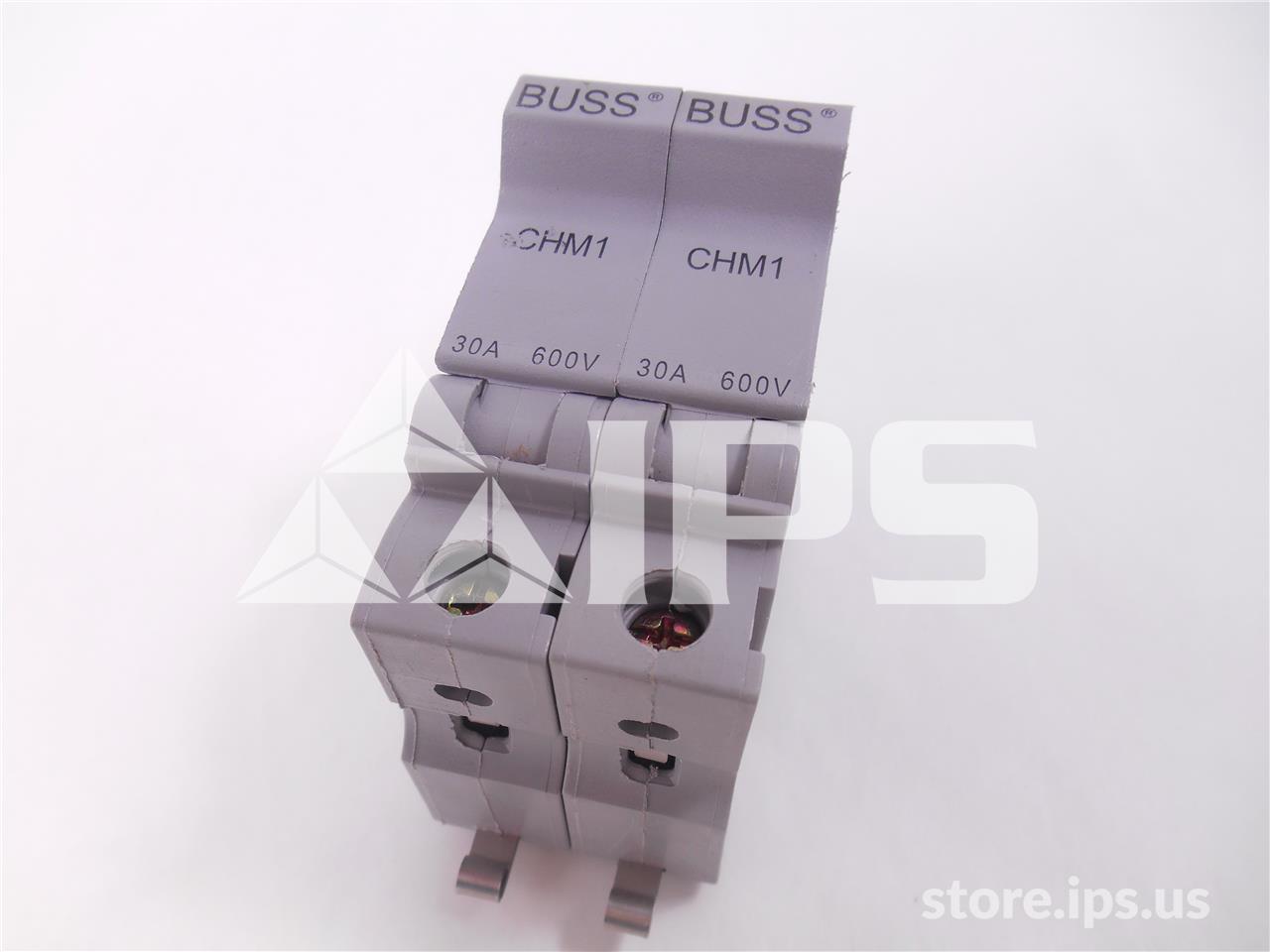 Bussman Chm 30 Amps Midget Fuse Holder 1 Pole, 600v, Din Rail Mount - Image 2
