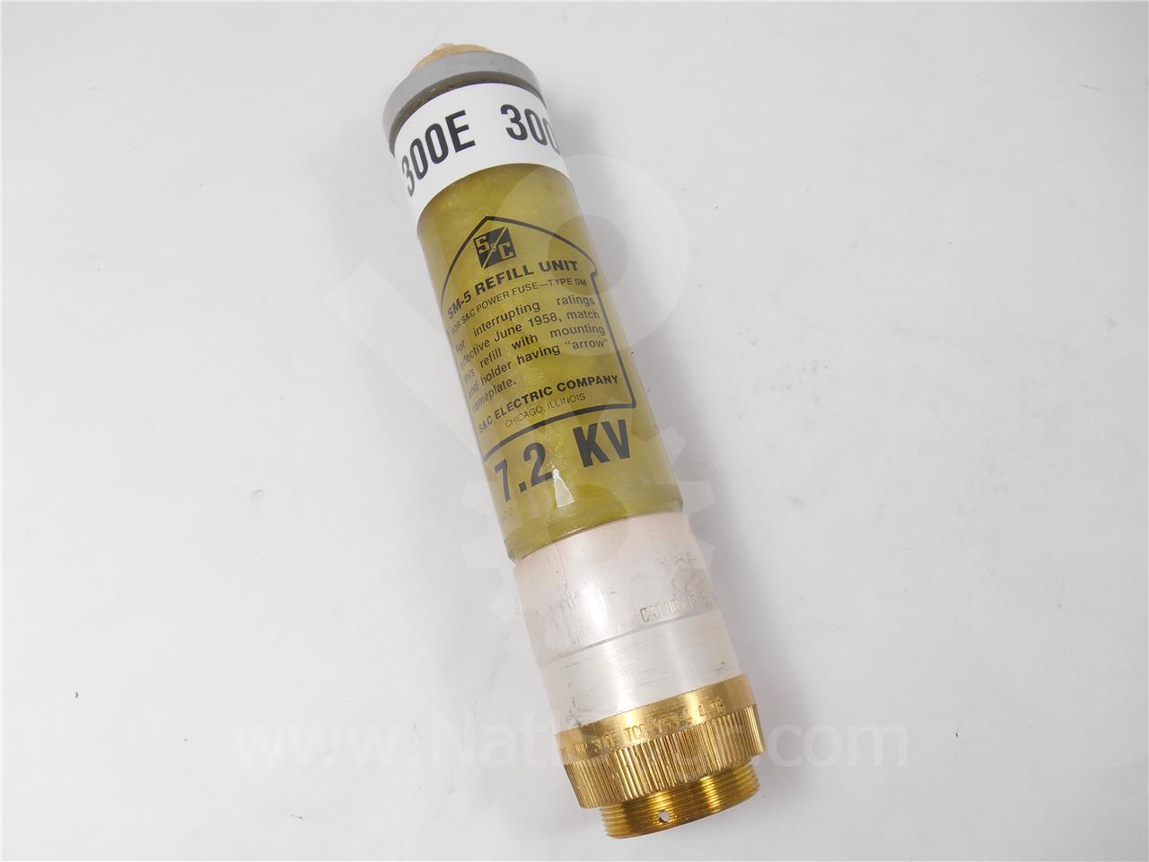 300e S&c Power Fuse Refill 7.2 KV E Rated Fuse, For Sm-5s - Image 1