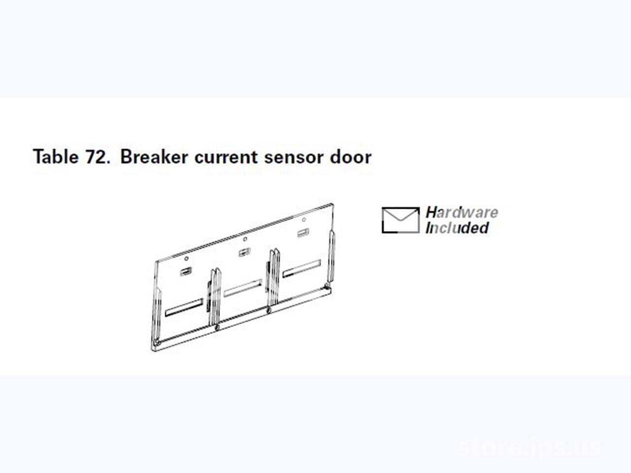 Ch Breaker Current Sensor Door Unused Surplus For Mdn Up To 1600a, 3 Pole - Image 2