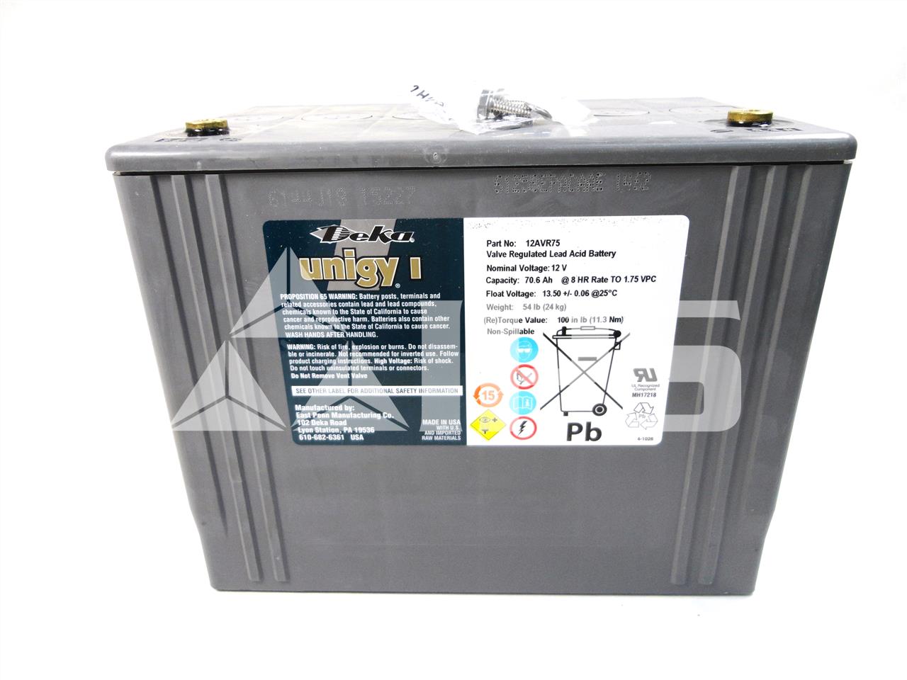 Deka 12 Volt Battery New 70.6ah - Image 1