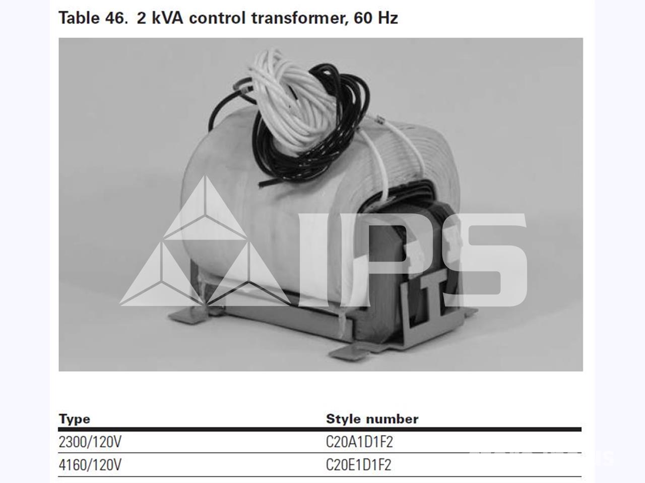 Ch 35:1 Control Power Transformer 2kv Amps For Ampgard, 4160:120 - Image 2