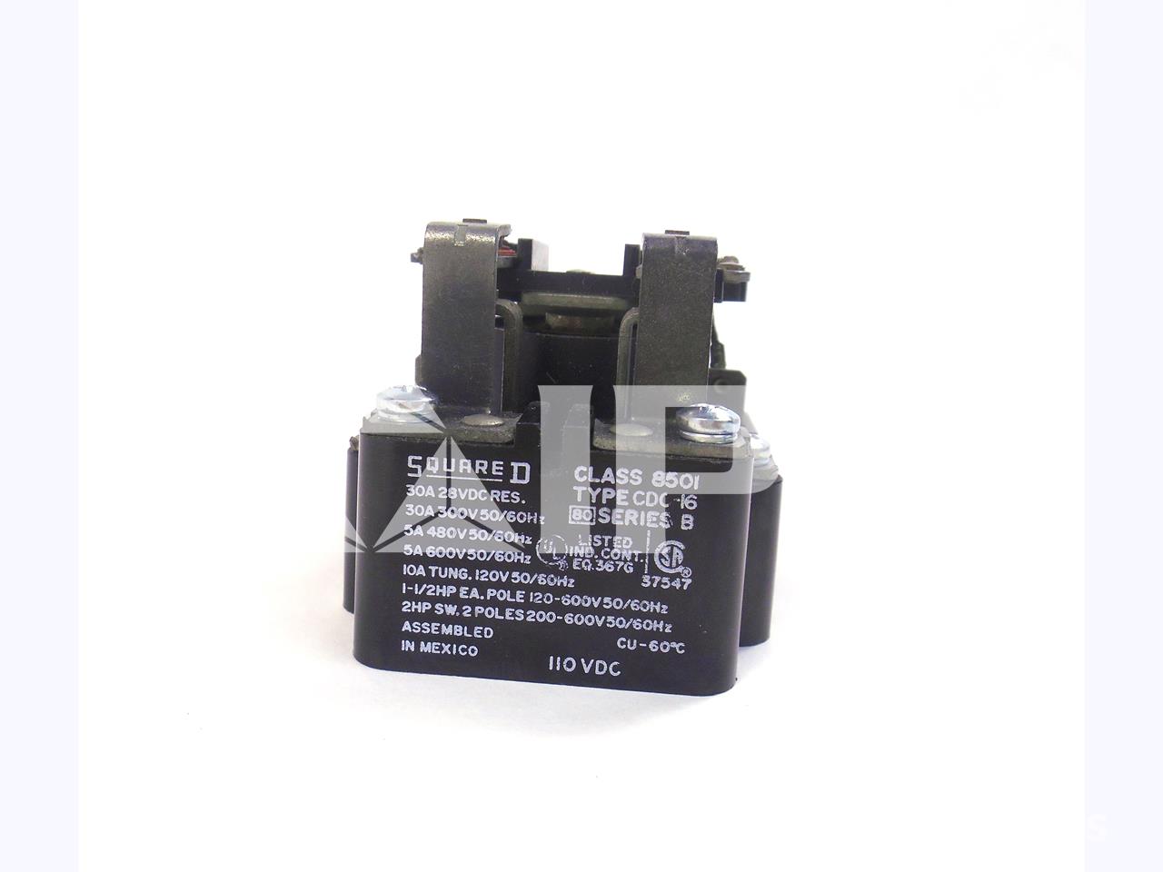 Square D, 110 Volts DC Type Cdo-16 Control Relay 2no/2nc Series B - Image 1