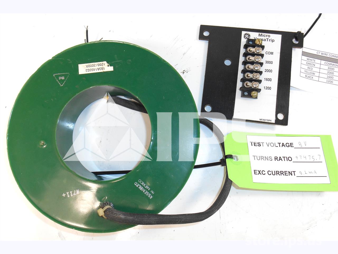 1200-3000 Amps GE Multi Ratio Current Transformer Mvt / Entelliguard For Ak-75 / Akr-75 - Image 2