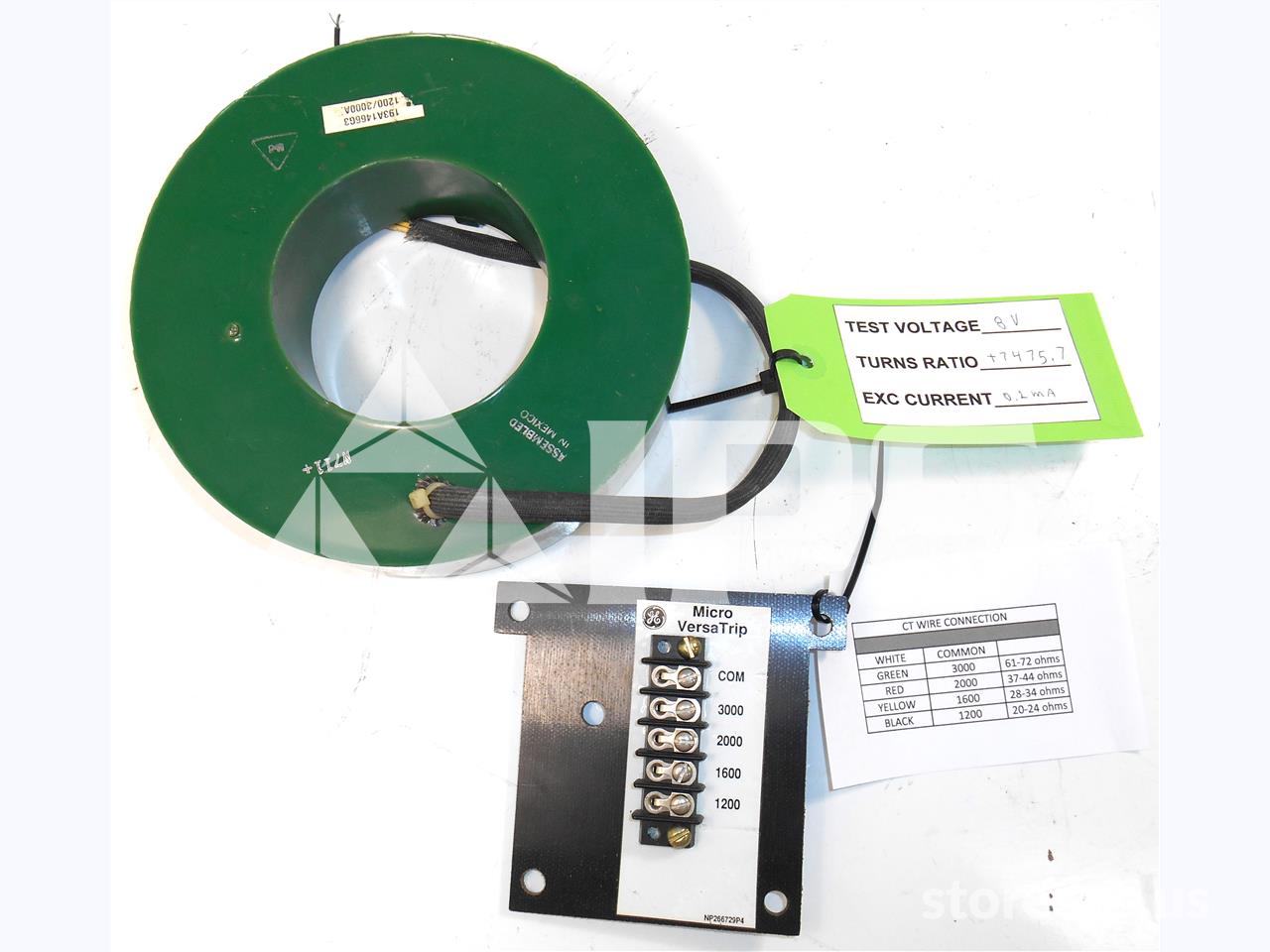 1200-3000 Amps GE Multi Ratio Current Transformer Mvt / Entelliguard For Ak-75 / Akr-75 - Image 3