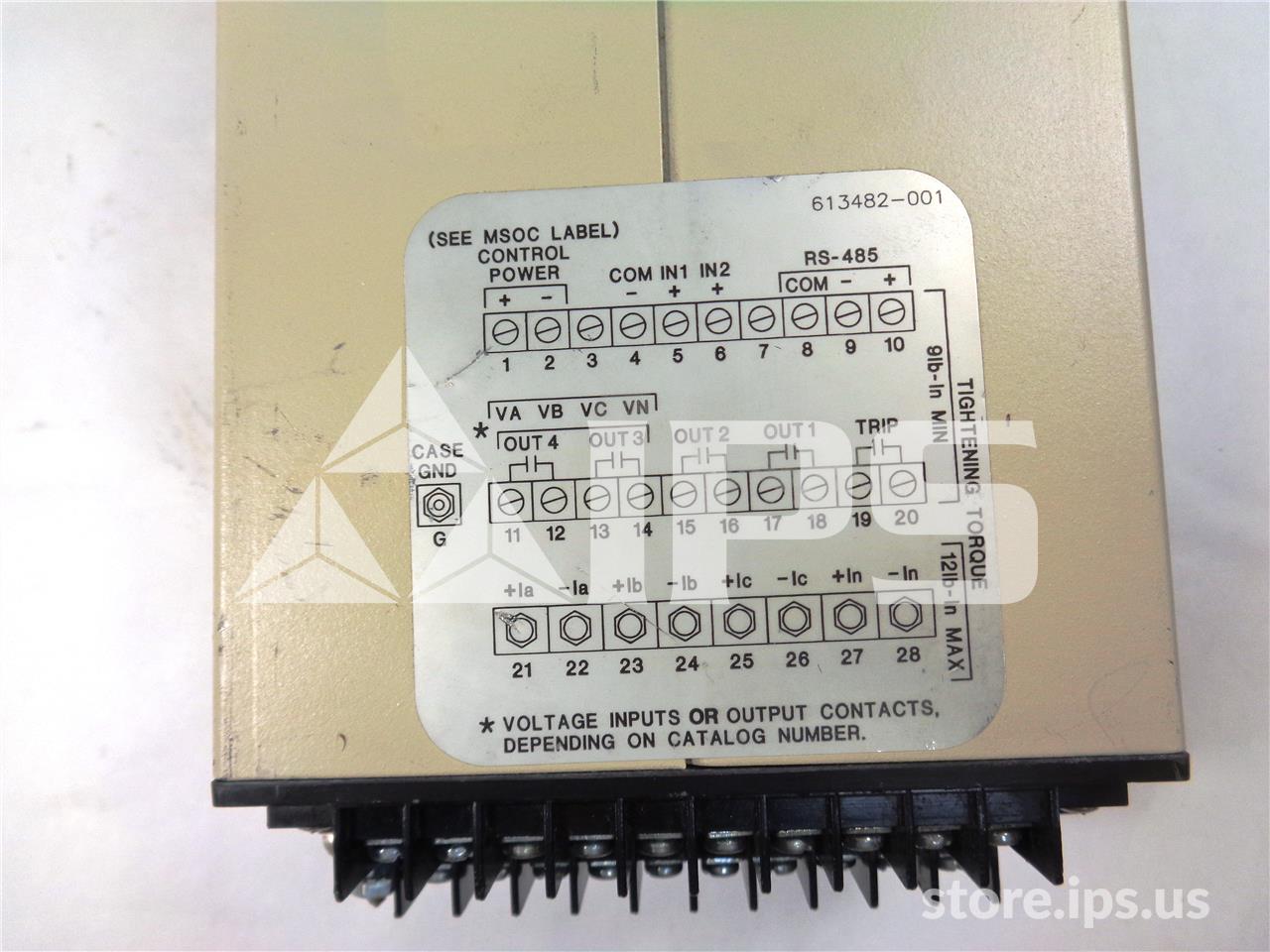 ABB 50/51 Microshield O/c Three Phase Over Current Relay 60-150vdc, 1.5-12 Amps Toc, 0.5-4 Amps Gnd - Image 1