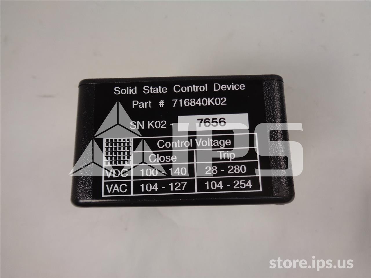 ABB 120vac/dc Solid State Control Device New For Advac Model 2 - Image 1