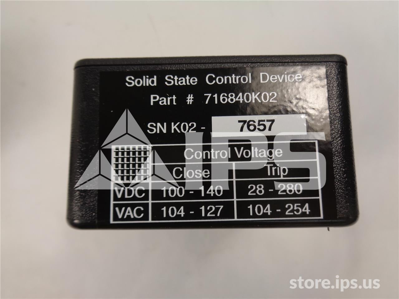 ABB 120vac/dc Solid State Control Device New For Advac Model 2 - Image 2