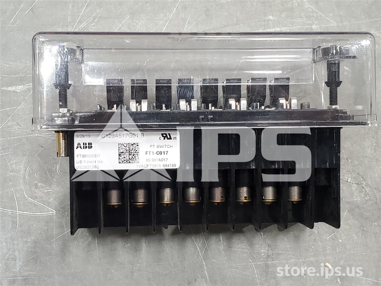 ABB 8 Point Ft-1 Flexitest Switch Unused Surplus 0 Potetial, 8 Current, Clear Cover - Image 1