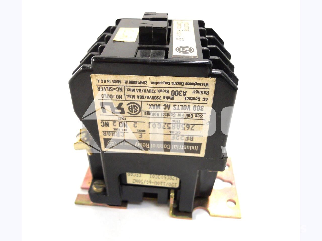 WH 120 Volts AC Bf22f Control Relay 2no/2nc Contacts - Image 2