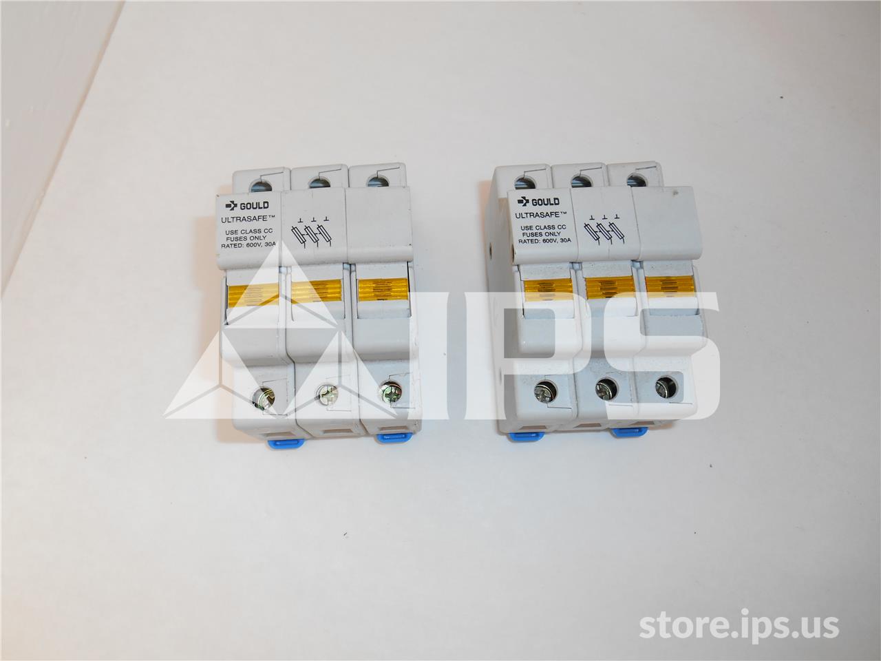 Gould 30 Amps Modular Mount Fuse Holder 3 Pole With Indicator, For Class Cc Fuses - Image 2
