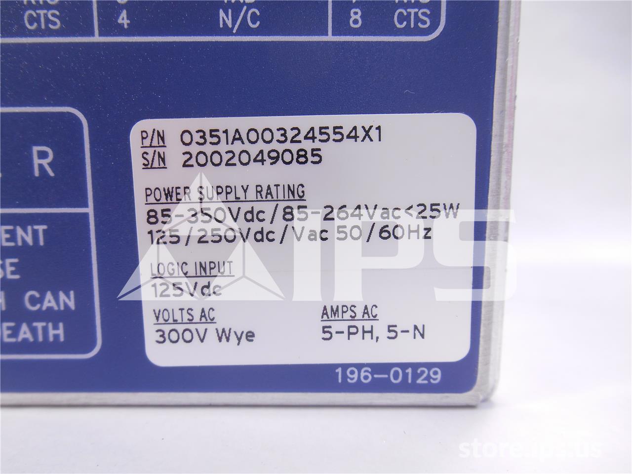 Schweitzer Sel-351a Distribution Protection Relay 125-240vac/dc - Image 3