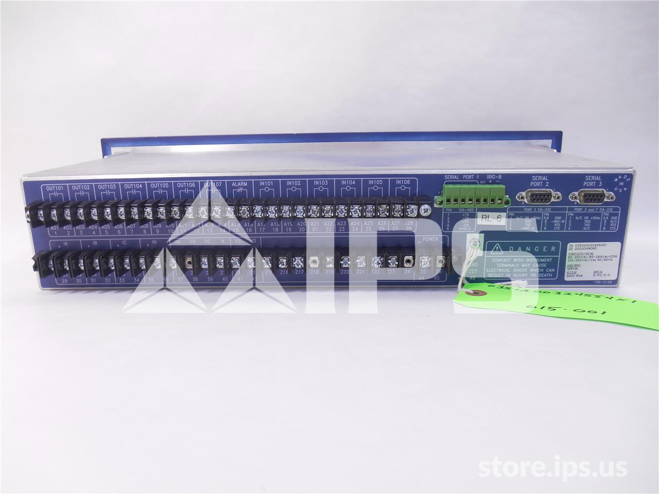 Schweitzer Sel-351a Distribution Protection Relay 125-240vac/dc - Image 4