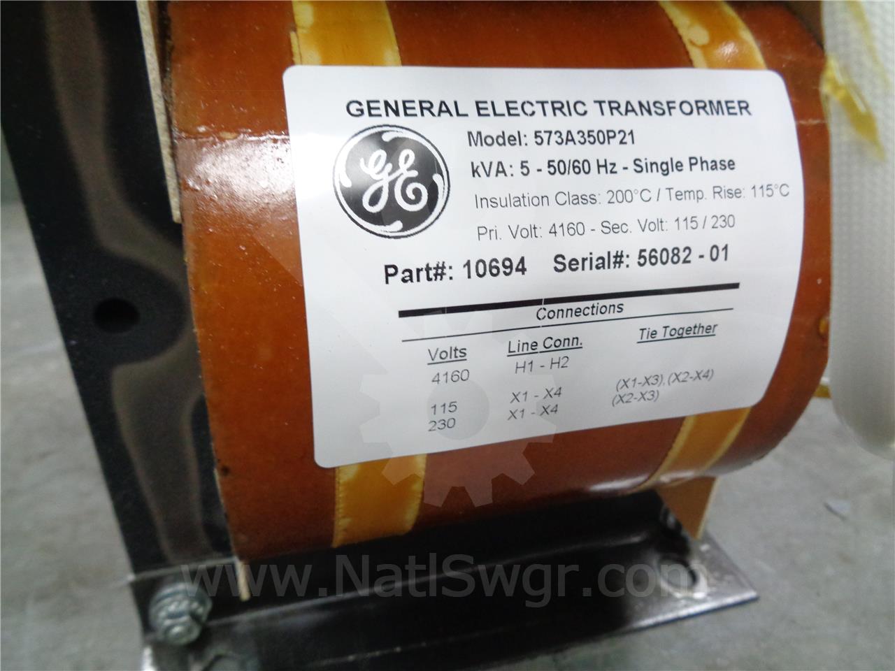 GE Control Power Transformer New 5kva, 4160 230/115 - Image 6