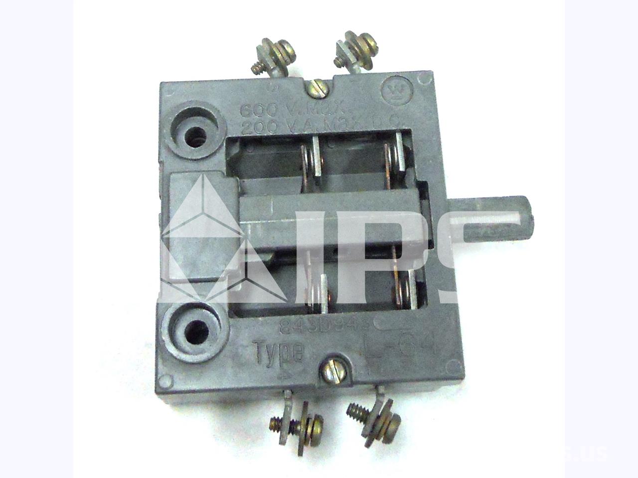 WH L-64 Auxiliary Interlock Switch 2nc For Ampgard Air/vacuum Contactor - Image 1