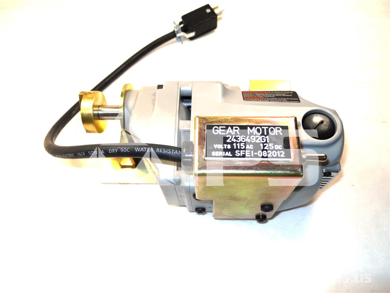 GE 115 Volts AC / 125 Volts DC Elevating Motor New For Magne-blast Switchgear, With Toggle, Non Oem - Image 1