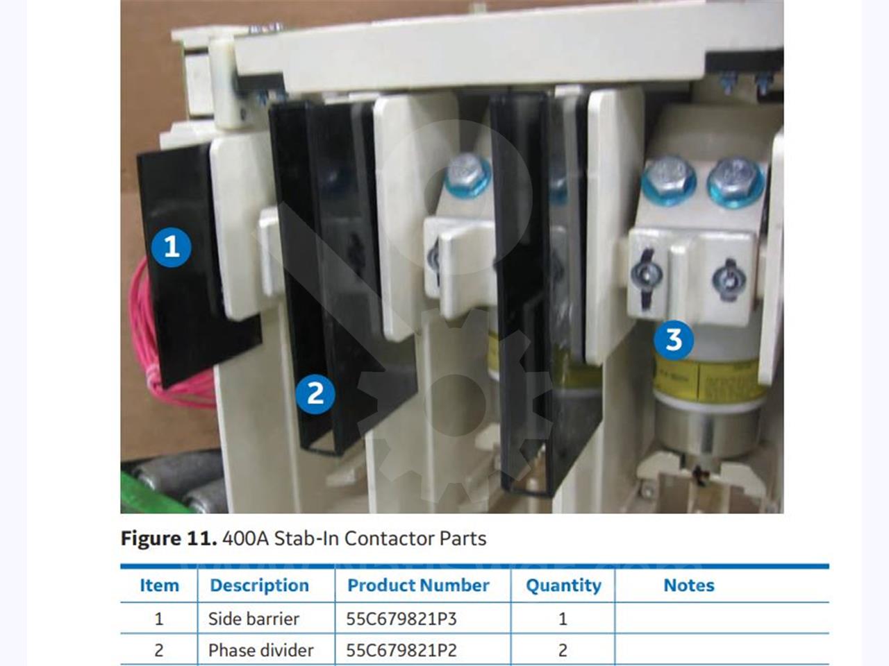 GE Outer Phase Barrier For Cr193 Contactor - Image 1