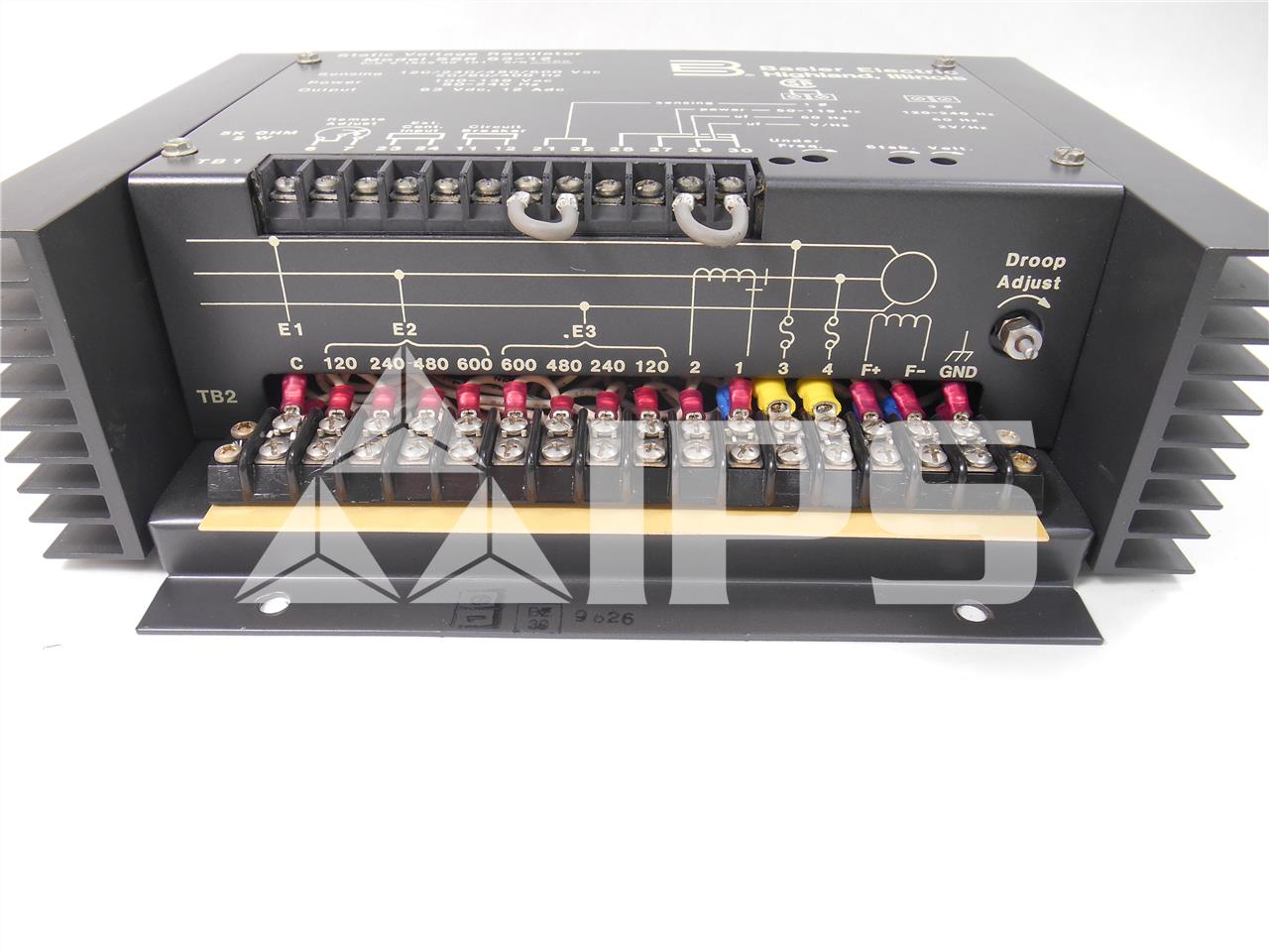 Basler Ssr 63-12 Static Voltage Regulator Sensing 120-600vac, Output 63 Volts DC 12 Amps - Image 3