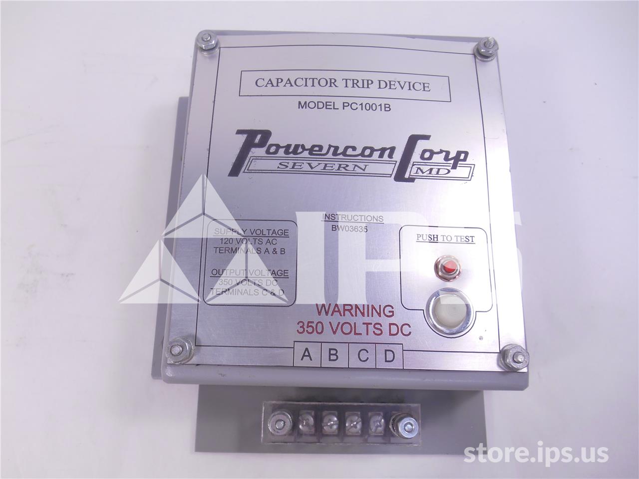 Powercon 120 Volts AC Capacitor Trip Device - Image 1