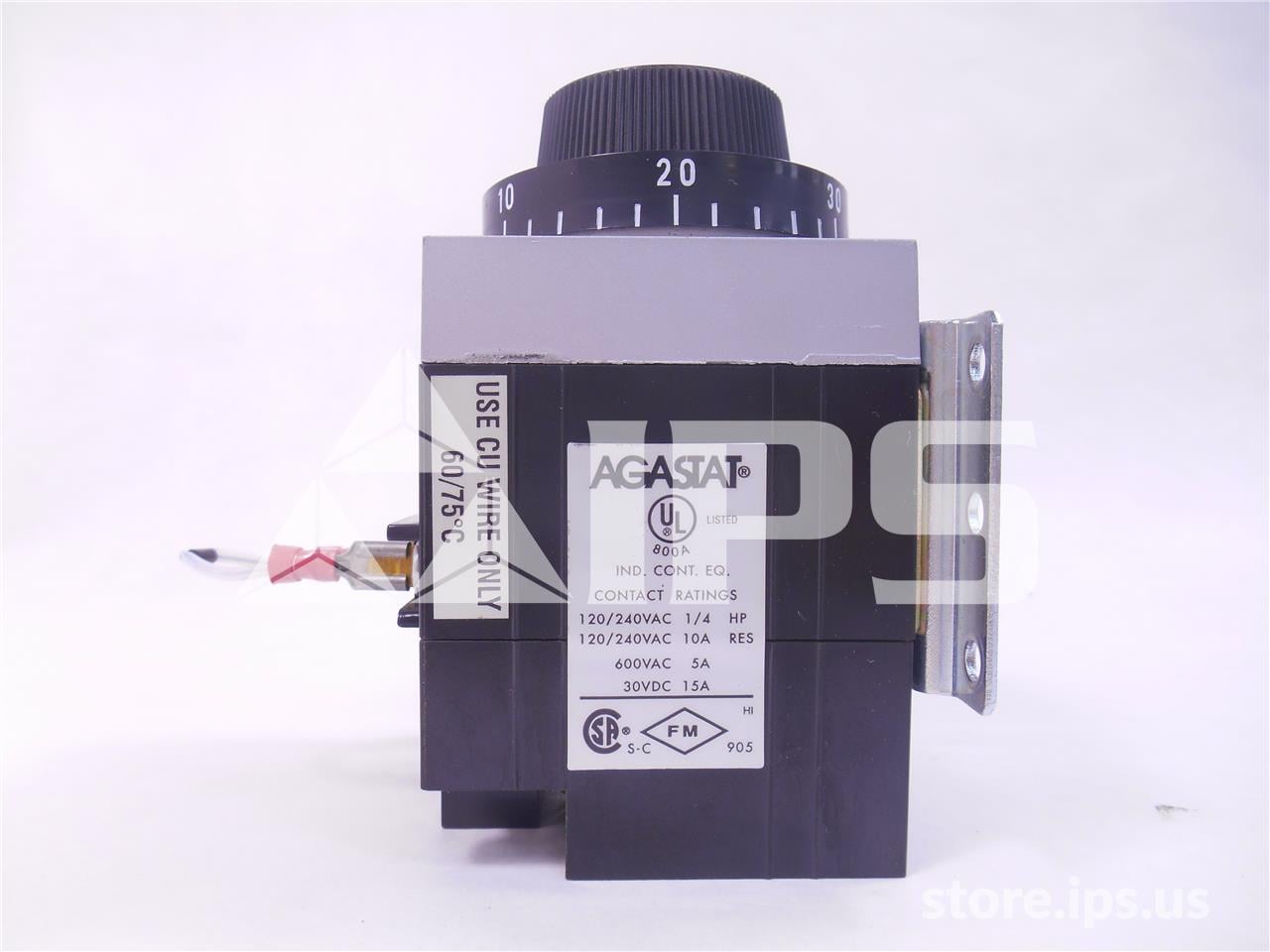 Agastat Timing Relay 125vdc, 5-50 Seconds, On Delay - Image 2