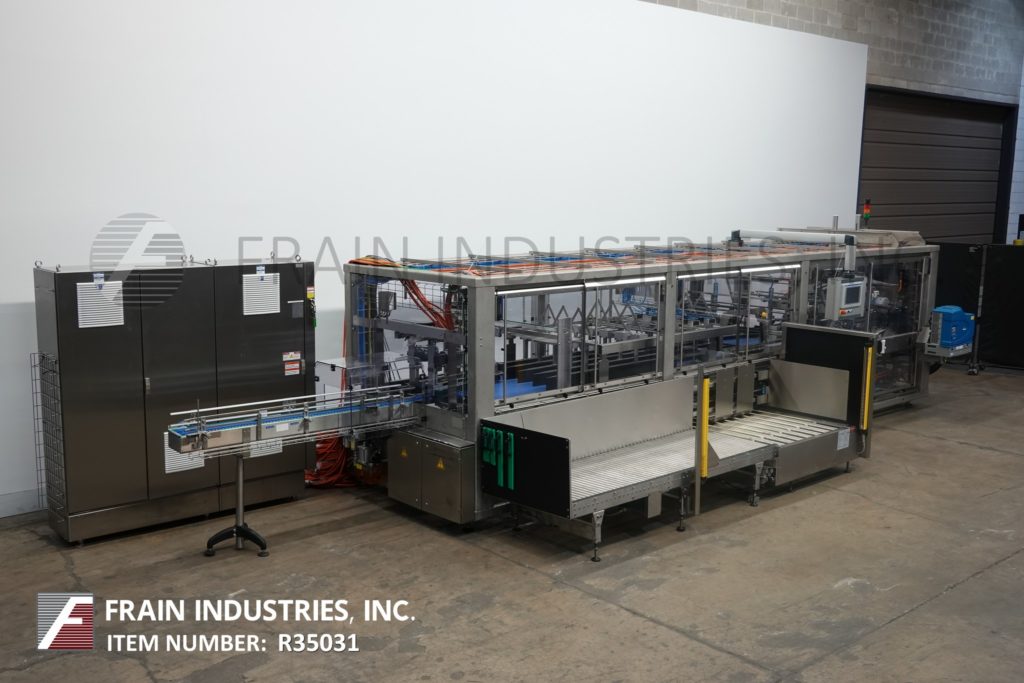 Hartness #CM/HTW50-600, automatic, intermittent motion, wrap-around case packer - Image 1