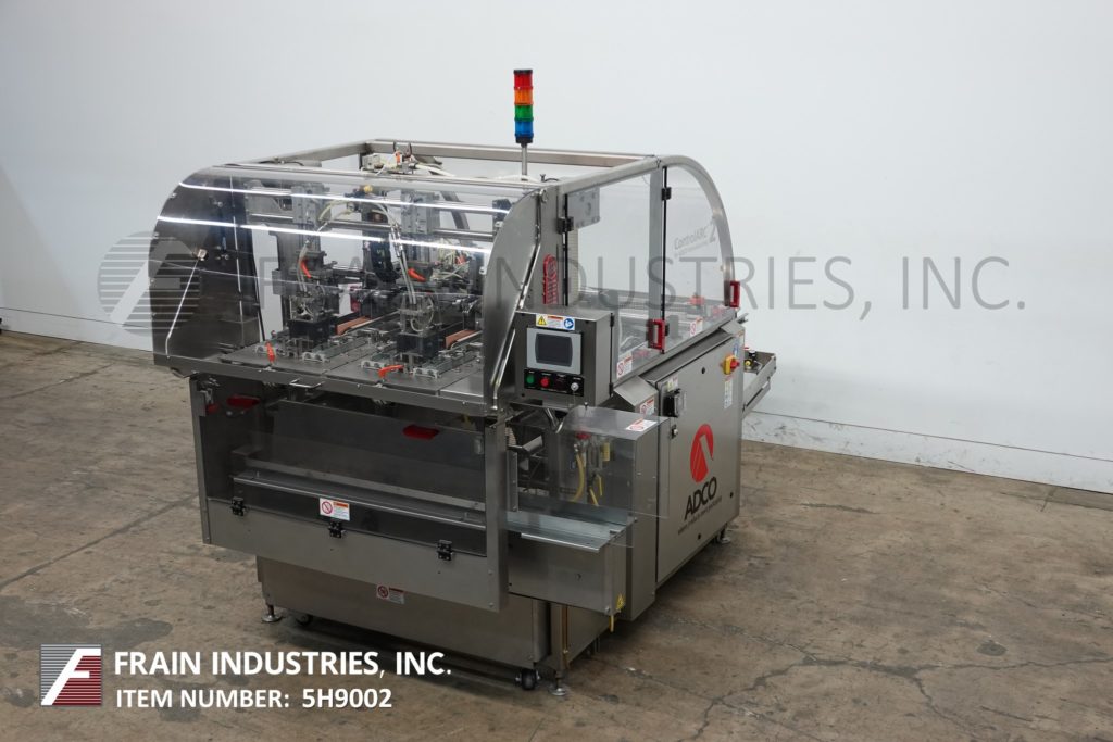 Tray Tuck, Adco #CF1200-30-SS, top load, tuck tray former, 25-120 trays per minute, dual recipicating suction - Image 5