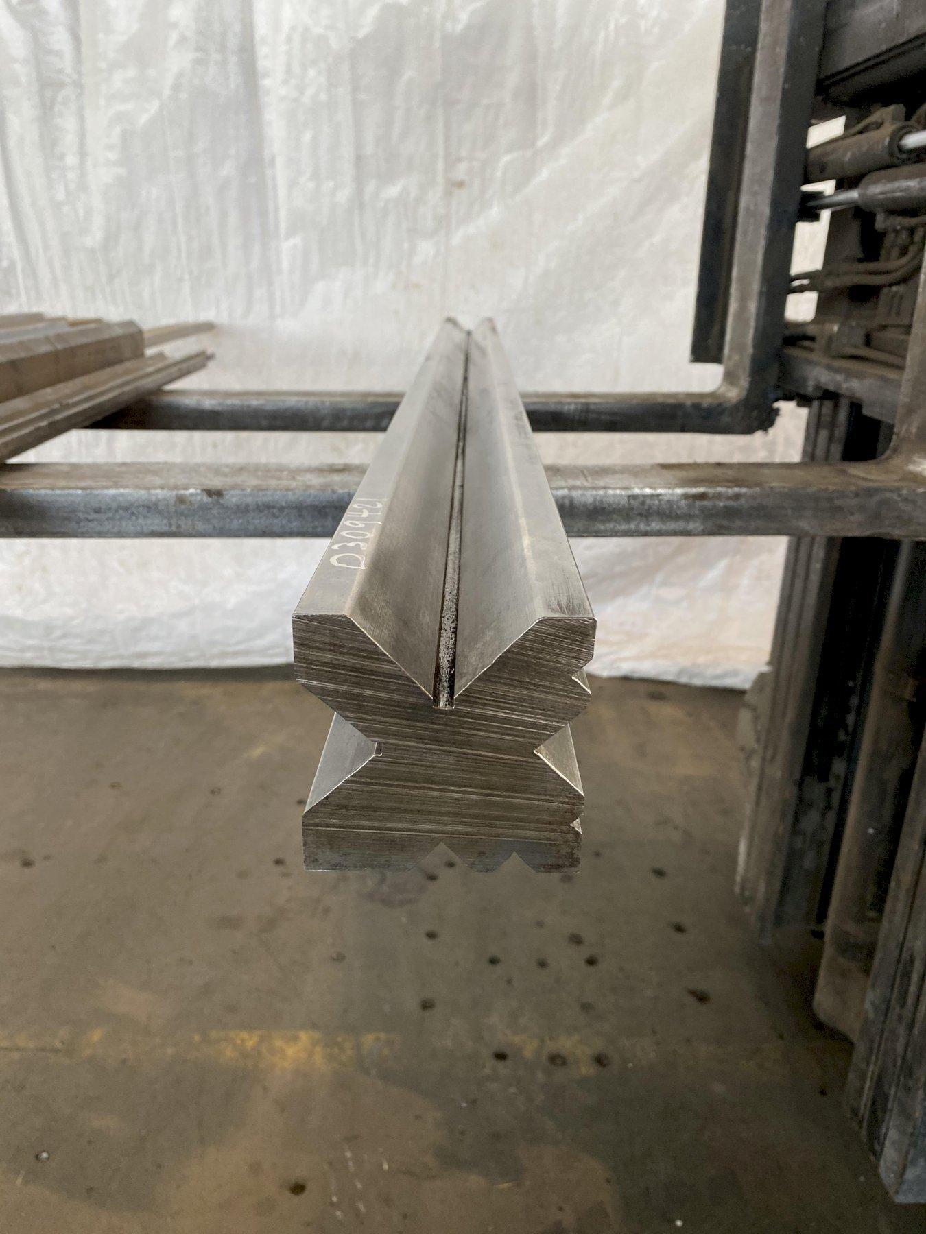 67" L, Press Brake Bottom, 90° Four-way Die. Stock # 0309421 - Image 1