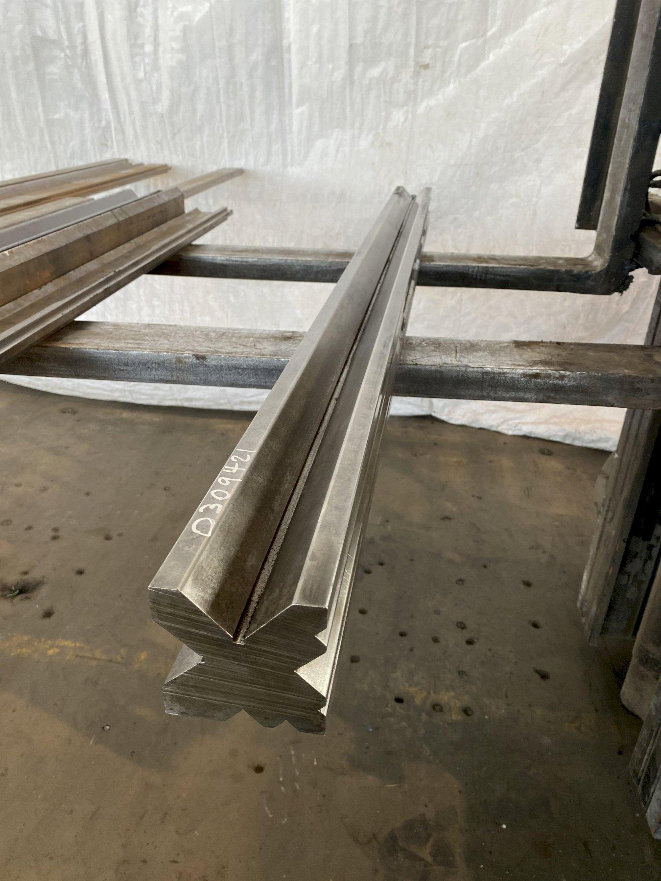 67" L, Press Brake Bottom, 90° Four-way Die. Stock # 0309421 - Image 2