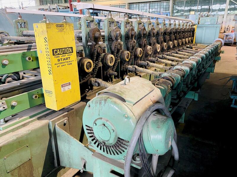 14 Stand, ASC Dual Height Panel Rollformer, 3" spindle, 48" roll space, Stock # 0630921 - Image 9