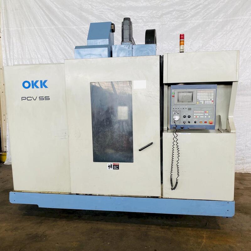 OKK #PCV-55, CNC vertical machining center, 20 automatic tool
