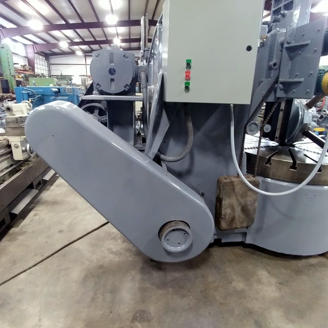 50" Bullard #54-Spiral-Drive, vertical turret lathe, 4-jaw, 56" swing, 39" under rail, 25 HP, 1945 - Image 6