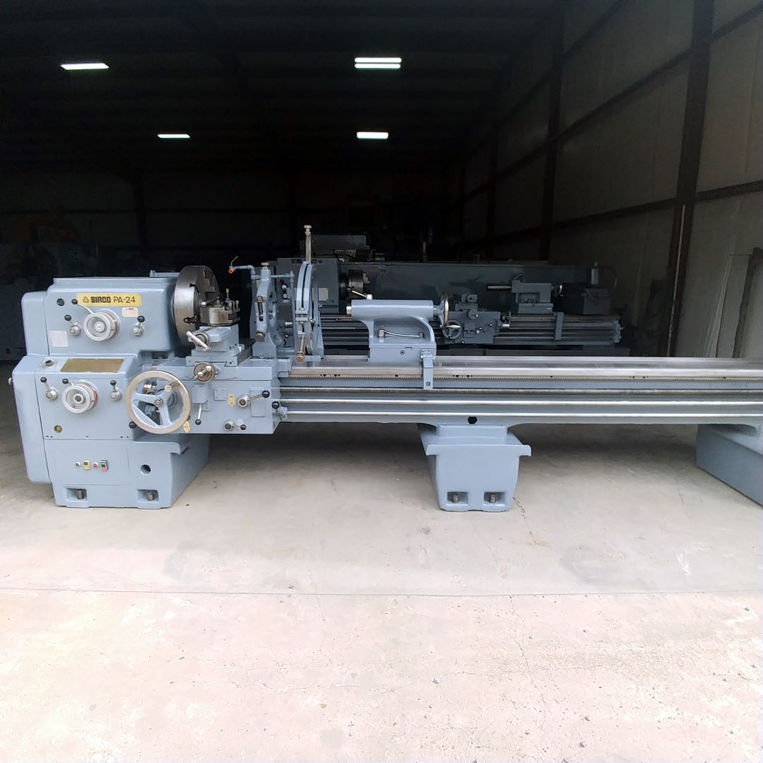 24" x 120" Sirco #PA-24, engine lathe, 16" swing over cross slide, 3.5" spdl bore, inch/metric, 10 HP, 2400 - Image 9