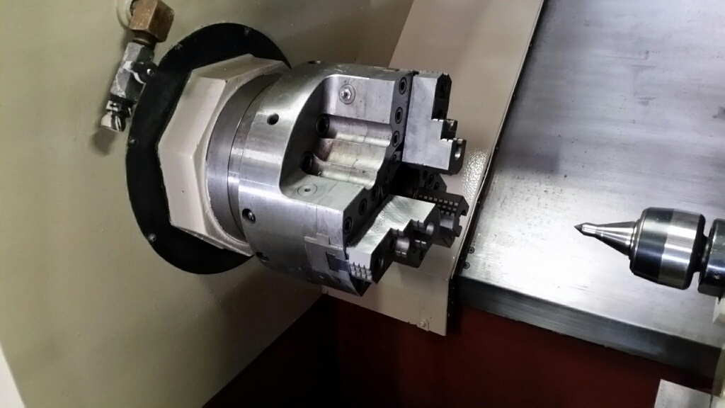 Hardinge #Cobra-65, CNC lathe, 22" swing, 10" chuck, 12 turret, Fanuc 21i-TA, tailstock, chip conveyor, 2001 - Image 2