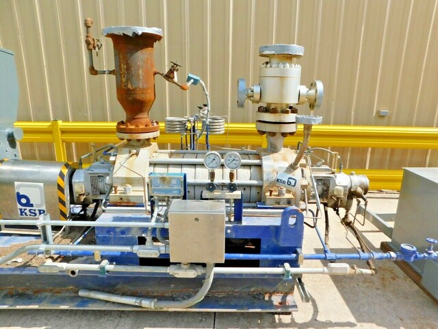 847 GPM, KSB #HGC4/9 (pump), ASZA-S2002 (motor), boiler feed pump, 1500 HP, 4160 V., 2007 - Image 3